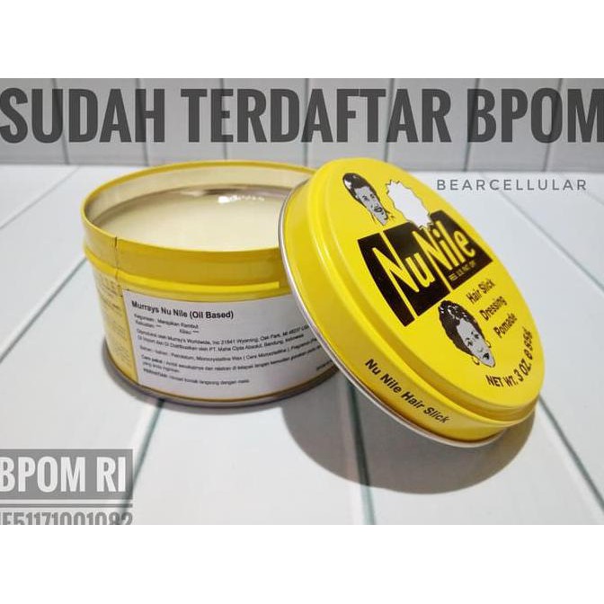 Original Pomade Murrays Nu Nile Ukuran 3Oz (Free Sisir) 100% Usa