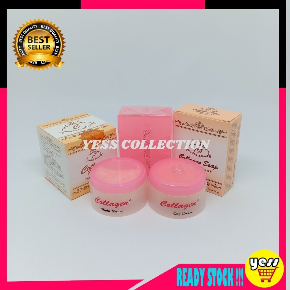 Cream Collagen | Krim Collagen Original | Sabun Collagen | Krim Paket Collagen
