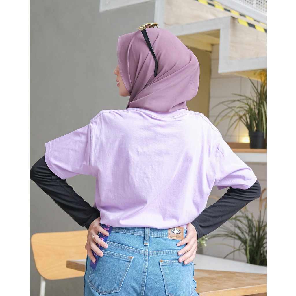 AFI - EC - Kaos Oversize Polos Lilac REAL KATUN