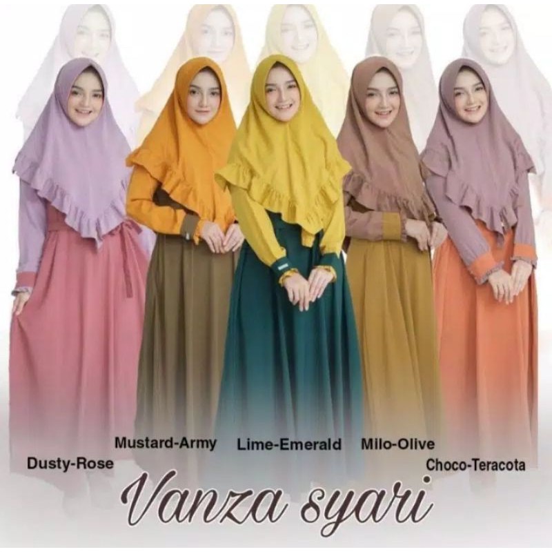 set gamis vanza el_hijab