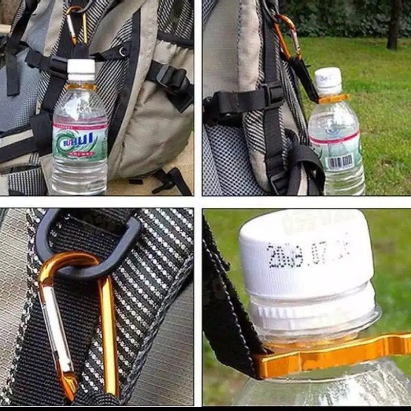 Gantungan pengait botol air minum kait tas ransel sepeda naik gunung hanging holder  bottle buckle