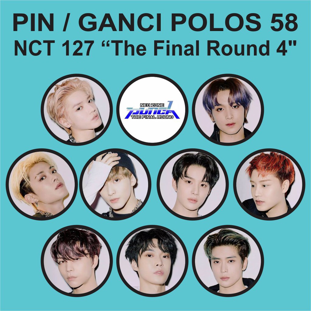 PIN / GANTUNGAN KUNCI POLOS 58 MM - NCT 127 THE FINAL ROUND 4