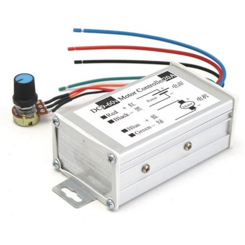 PWM SPEED CONTROL MOTOR DC 20A LIGHT DIMMER