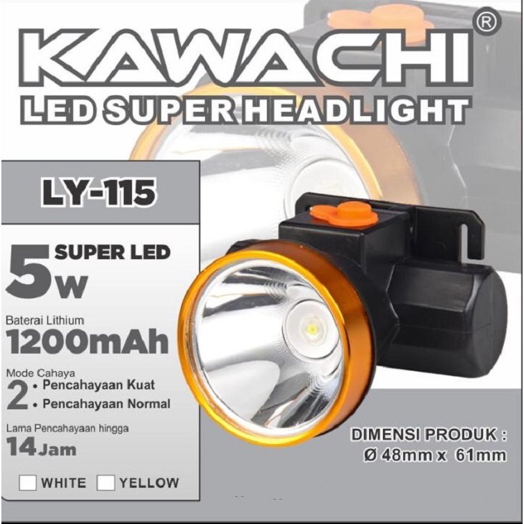 Kawachi - Senter Kepala  5 watt LY-115
