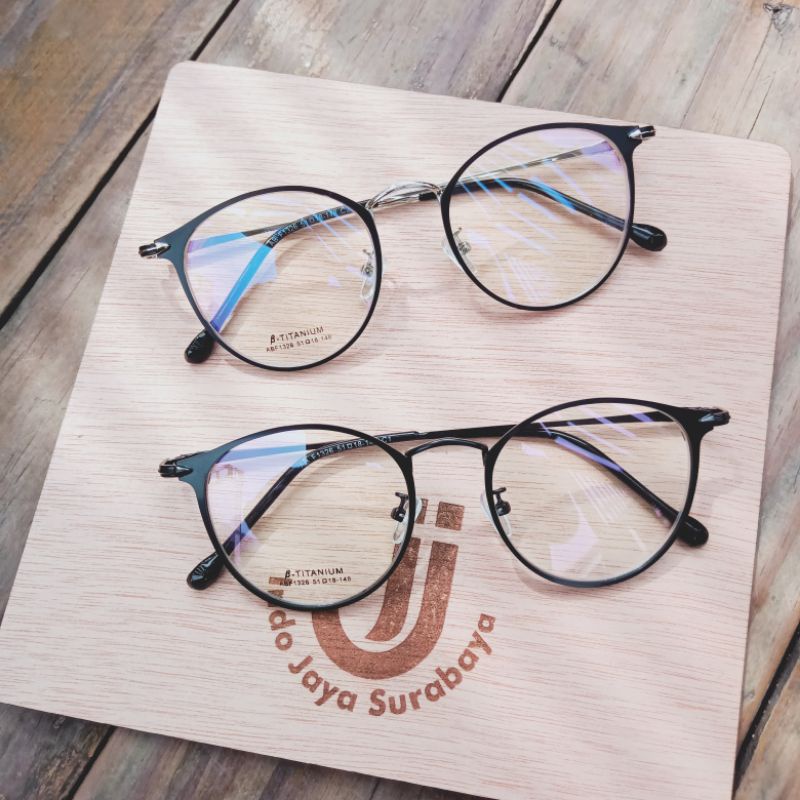 112. Frame Bulat Titanium. Frame Kacamata Minus. Promo