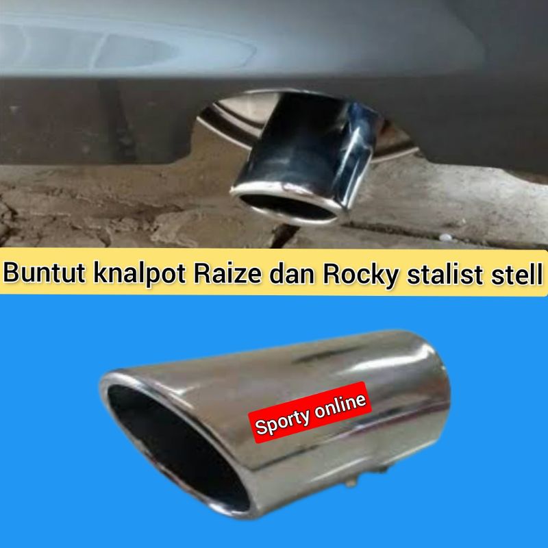 muffer cutter buntut knalpot Raize dan Rocky stanlist