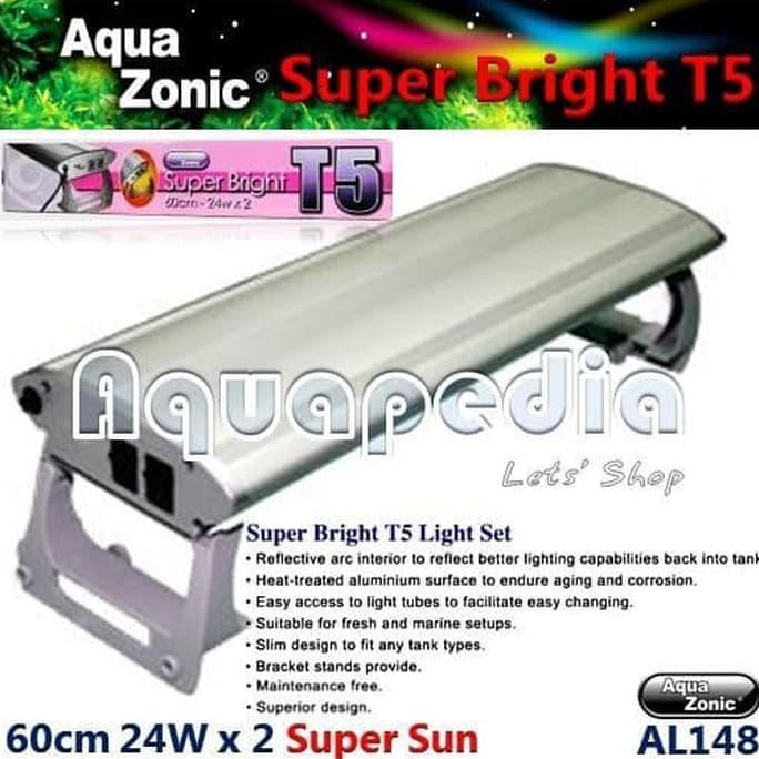 Aquazonic Al-148 Lampu T5 60Cm 2X24Watt Super Bright