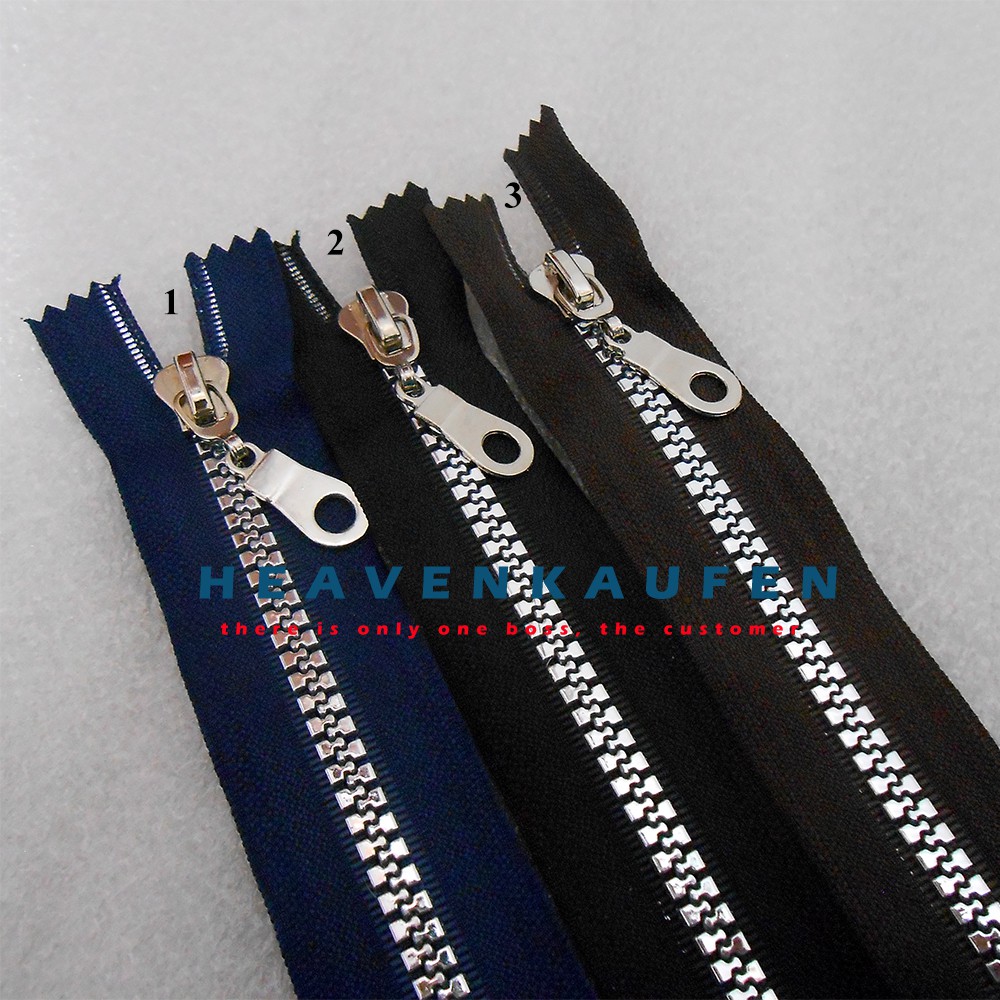 Resleting Zipper Sleting Retsleting 15 cm (6 inch) Vislon Silver