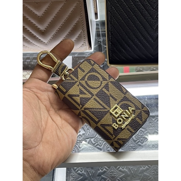 Dompet Gantungan Kunci LV KULIT SAPI Super Premium ada BOX ada tempat Stnk Motor / Mobil L1