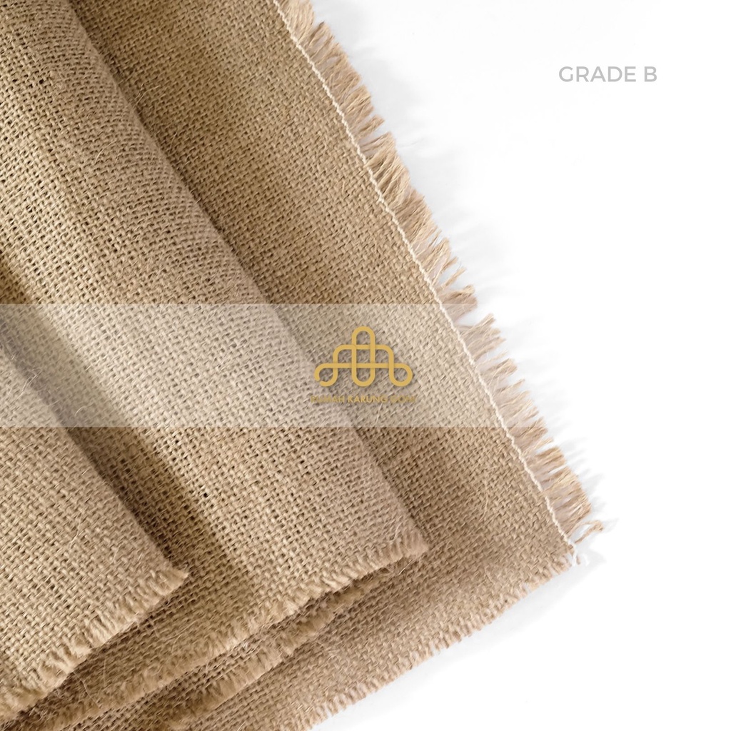 Kain Goni Hessian Per 1 Yard - Kain Goni - Bahan Karung Goni - Per Yard - Jute - Burlap