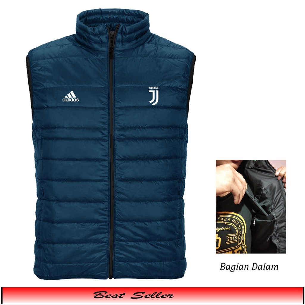 Jual Jaket Rompi pria Motor Logo JUVENTUS Rompi dada Rompi motor Rompi