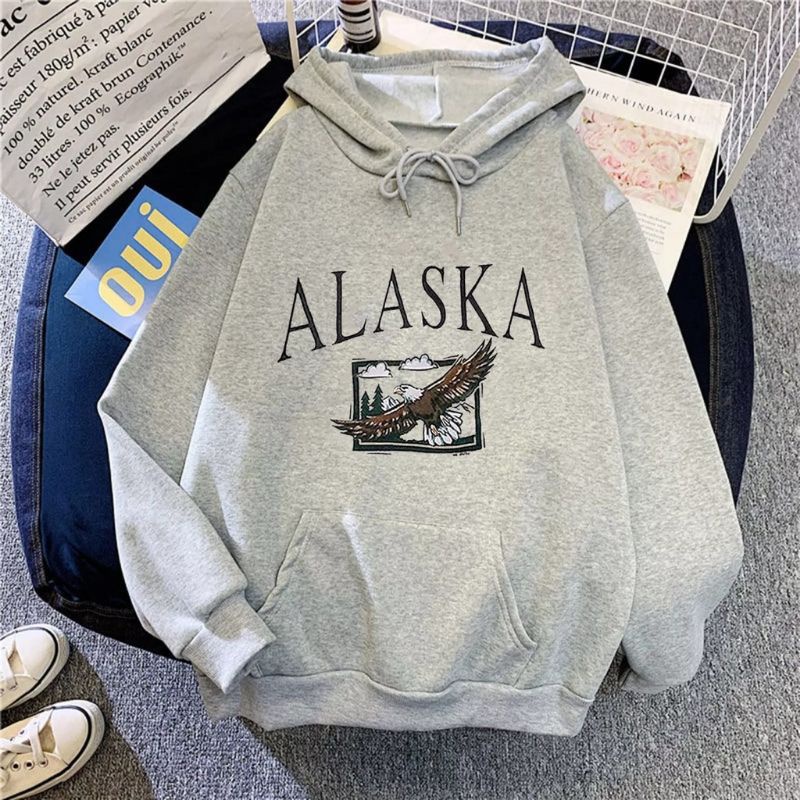 Alaska sweater outerweae hoddie fashion remaja