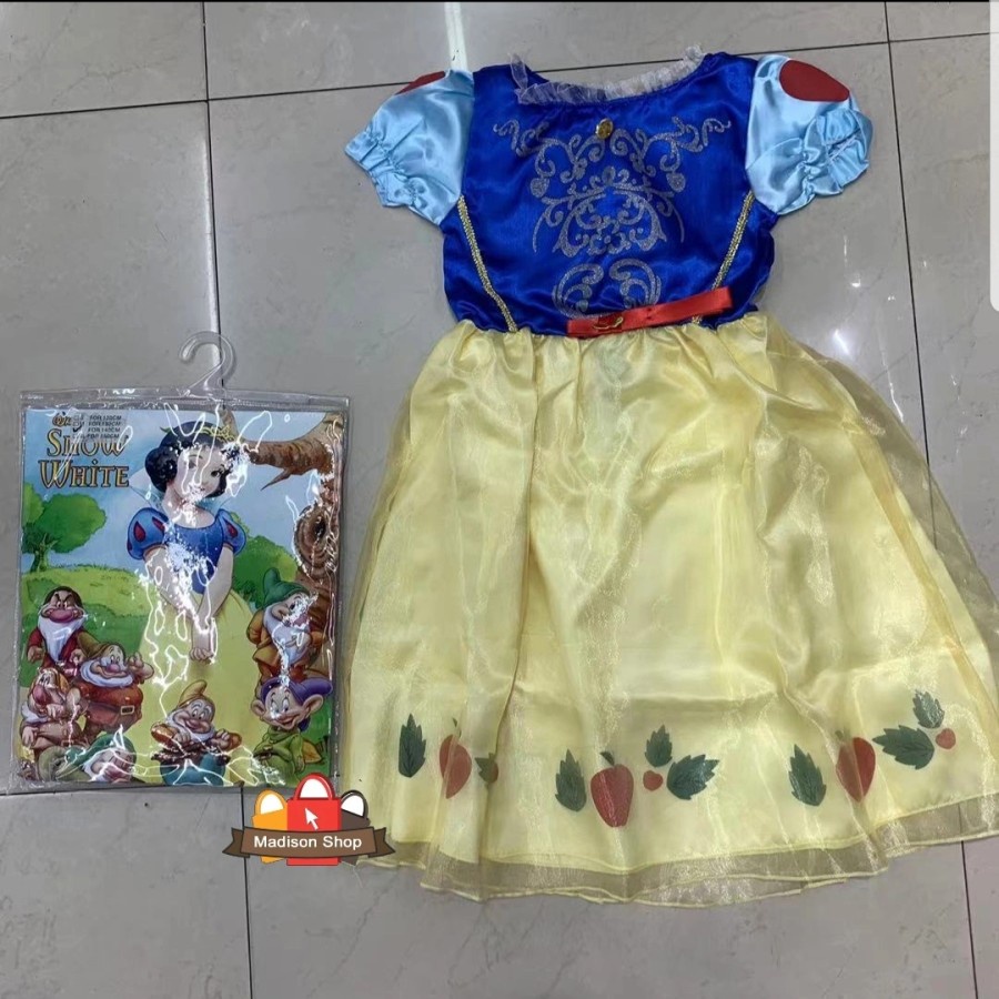 Snow White Princess Costume Kostum Anak cosplay Halloween Murah