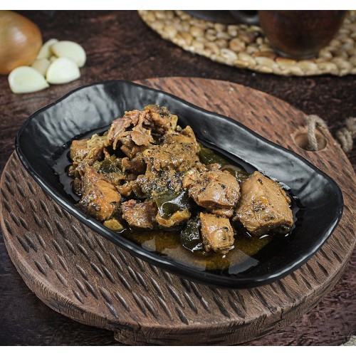 

makanan siap saji ayam lada hitam lauk kemasan instant