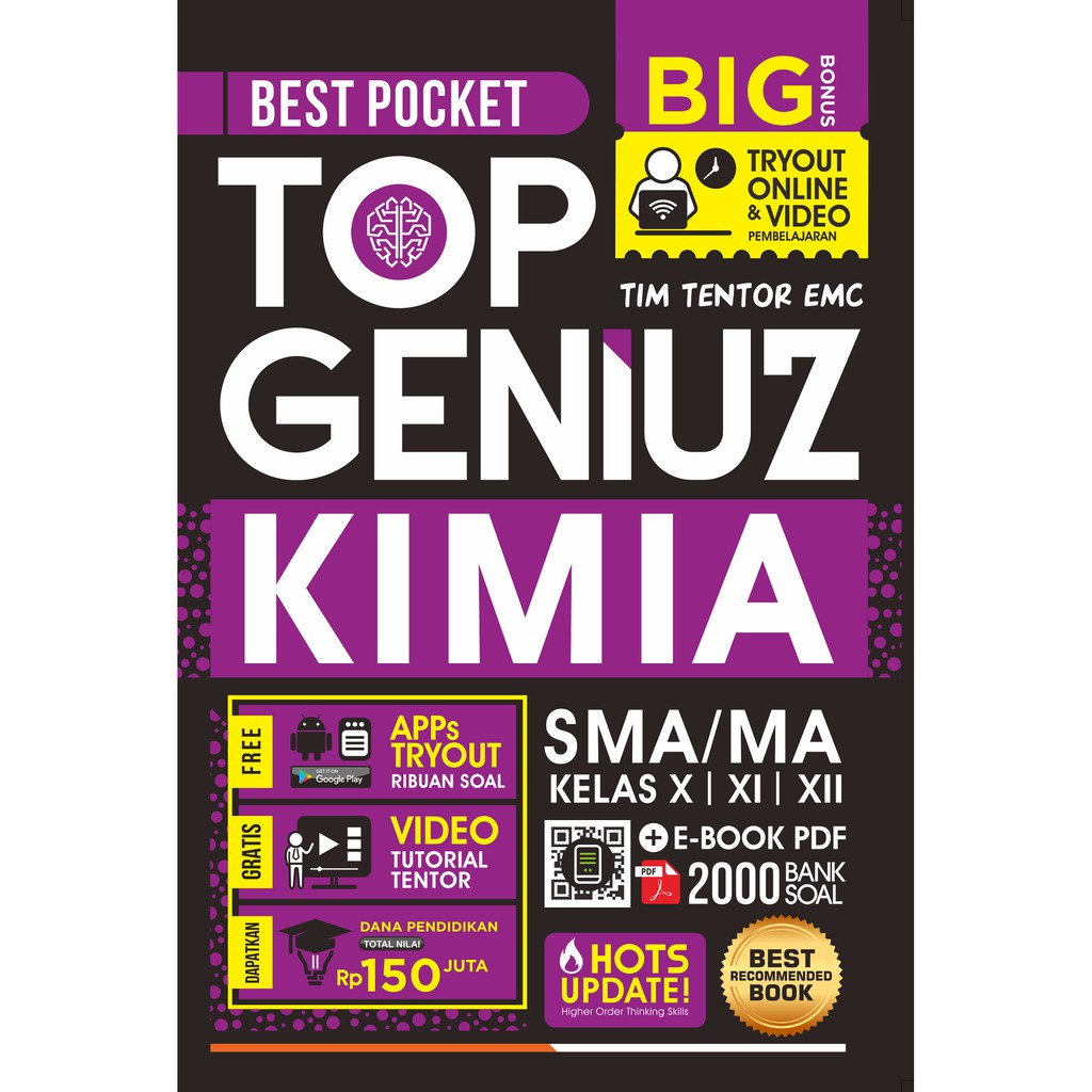BESTSELLER!! BUKU TOP GENIUZ KIMIA SMA FREE TRYOUT ONLINE - EMC-1