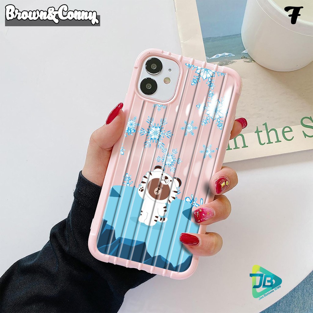 SOFTCASE BROWN&amp;CONNY REALME C1 C2 C3 U1 2 2 PRO 3 PRO 5 5I 5S 6 PRO X XT C11 C12 C15 NARZO JB2997