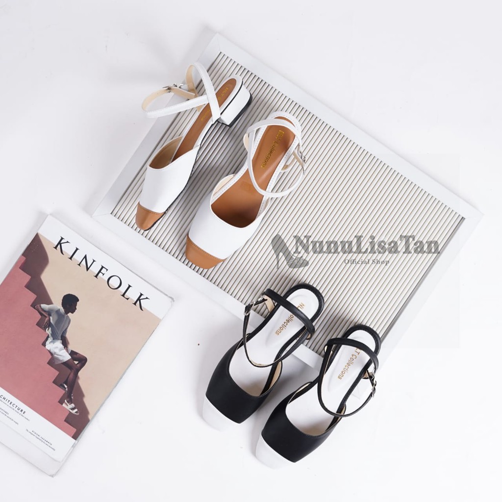 NunuLisaTan- heels wanita terbaru HAK 3 CM HEELS DOMMO