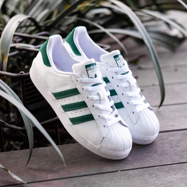 ADIDAS SUPERSTAR WHITE GREEN