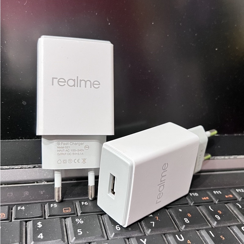 Travel Adapter/ Batok Charger Realme 10W Flash Charger 2A Realme A1k/C2/C3/C11/C12/C15/Realme 5/5i