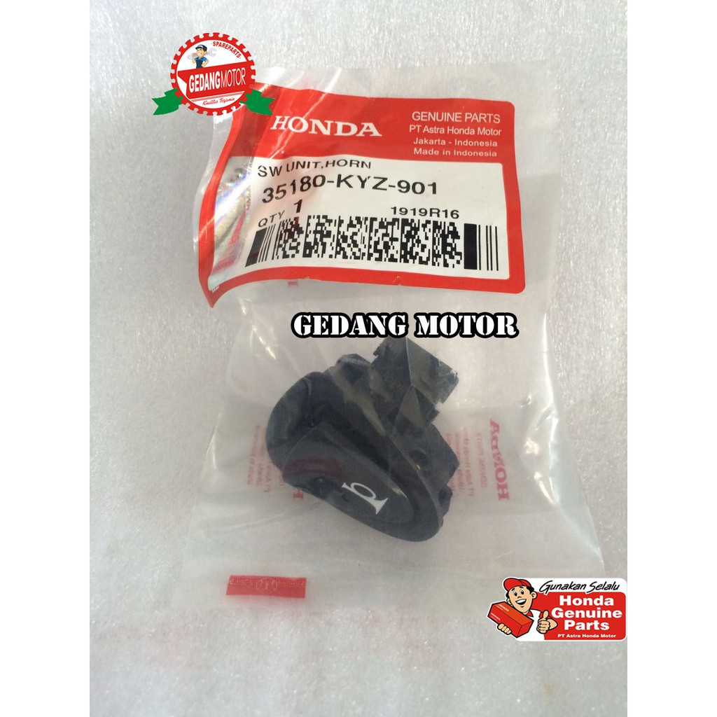 TOMBOL KLAKSON VARIO BEAT FI REVO ABSOLUT BLADE FI ORIGINAL HONDA KYZ