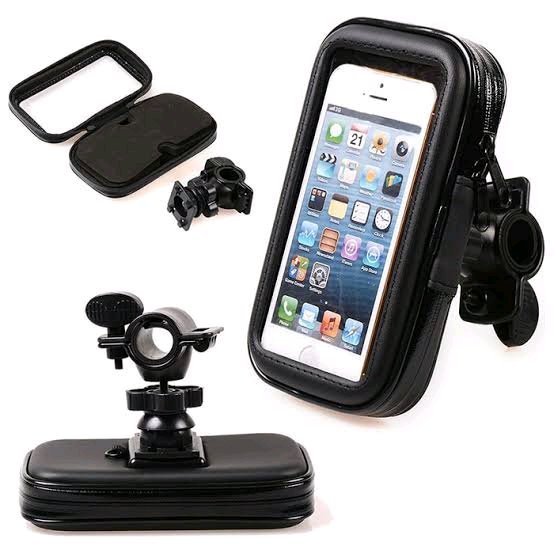 HOLDER MOTOR WATERPROOF DOMPET ANTI AIR TATAKAN MOTOR STAND DUDUKAN HP GPS DIMOTOR Berkualitas