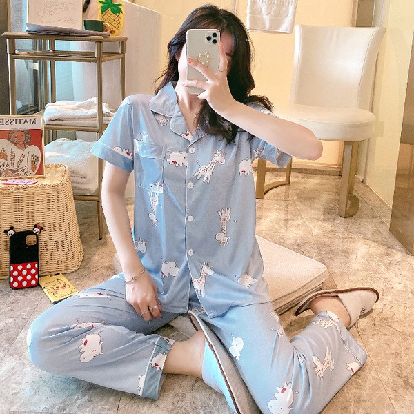 Baju tidur / piyama / sleepwear wanita bahan import murah BTB021-1