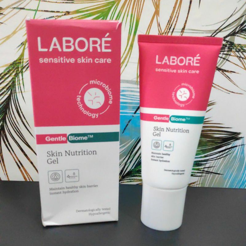 Labore Pelembab Wajah Skin Nutrition Gel 50ml Sensitive Care Gentle Biome Krim Muka Jel Pagi malam