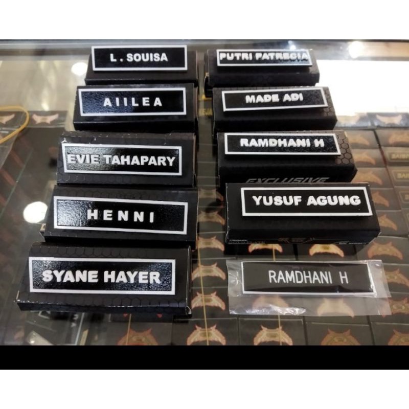 

NAMETAG TIMBUL/NAMA DADA TIMBUL/IDCARD NAMA TIMBUL