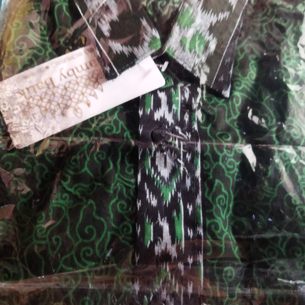 Kemeja Anak Batik Motif Mega Mendung Biru, Merah, Ijo Botol Fashion Kids