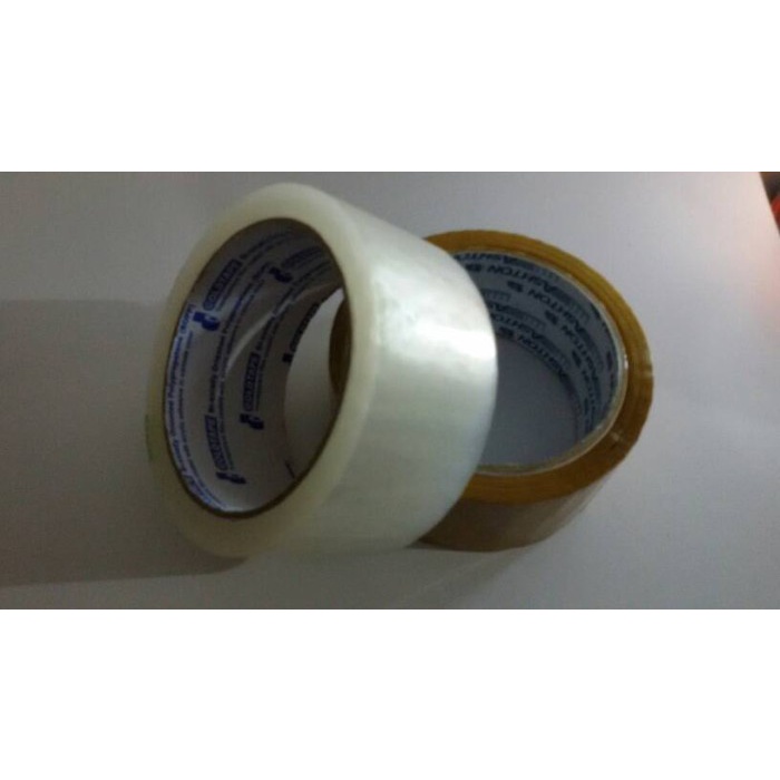 

Gaya Lakban Bening / Coklat 2" ( 5Cm ) Bergaransi