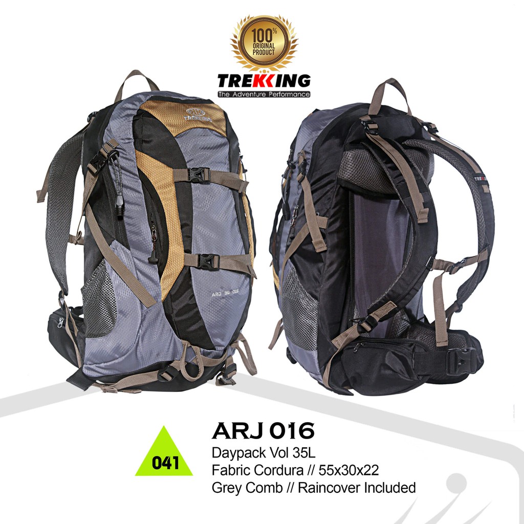 Tas Ransel Gunung outdoor 35liter backsytem alumunium frame