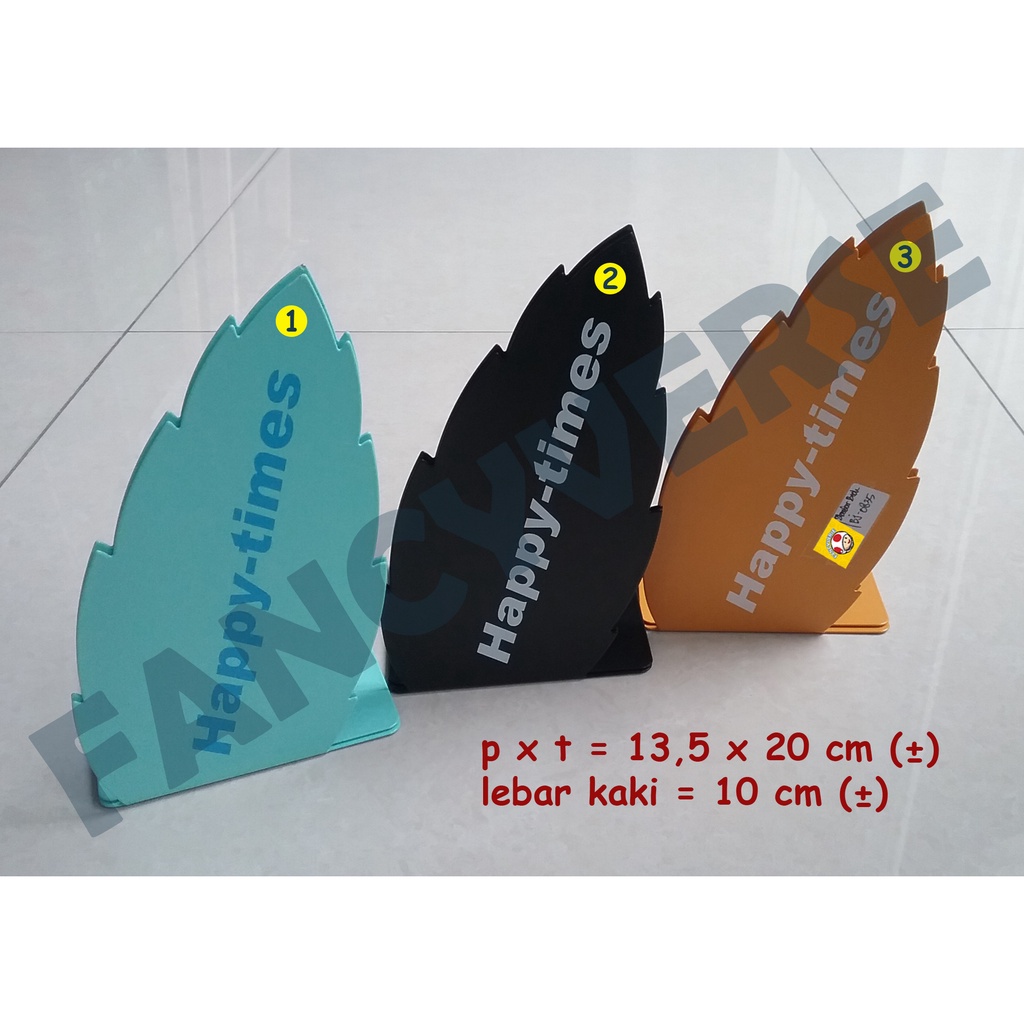 

Book End Happy BJ-0835 / Pembatas Buku Penyangga Buku Penahan Buku