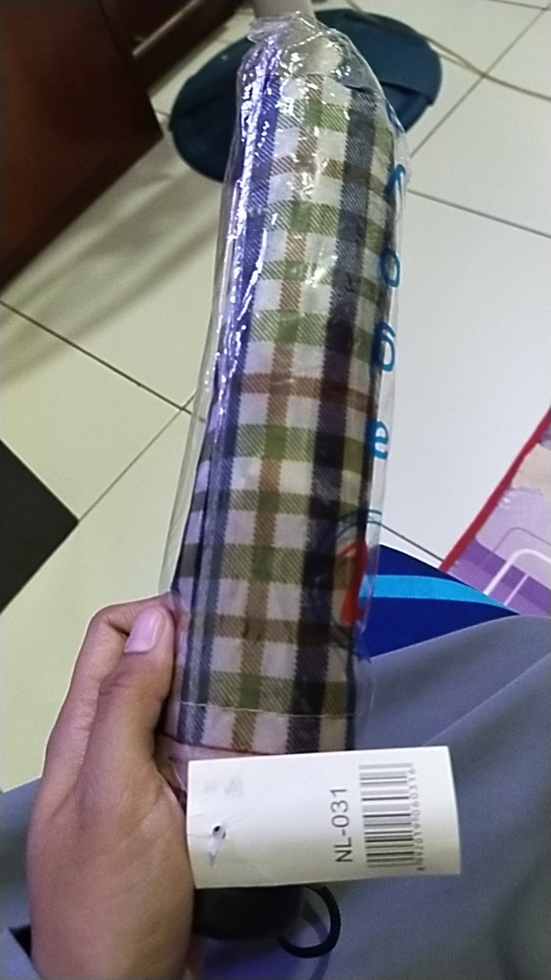 Payung Lipat Mobil Umbrella Motif Kotak