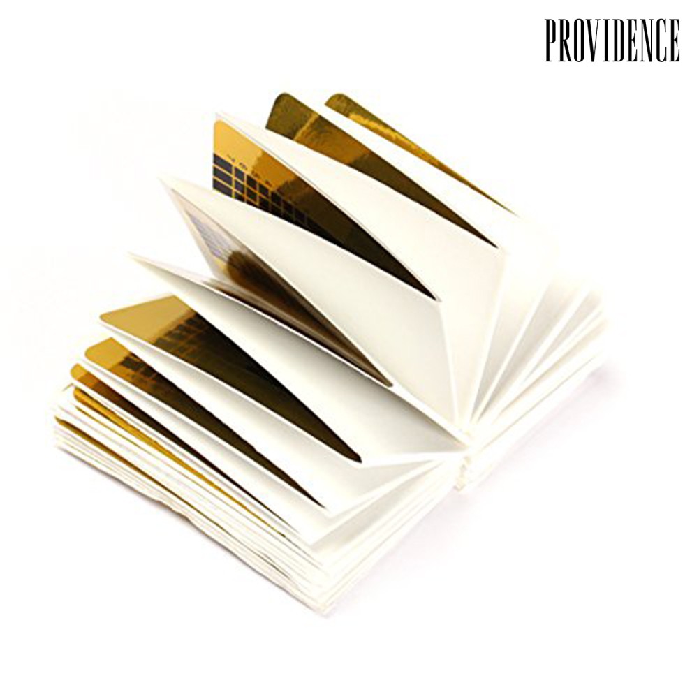 Providence 100pcs/set Stiker Pembentuk Kuku Akrilik Untuk Nail Art