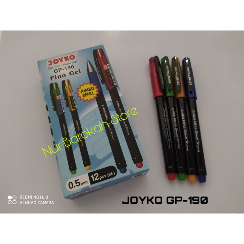 

Pen Gel Joyko GP-190 / Pino Gel / 0,5 mm (ecer)