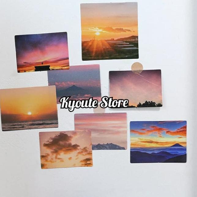 

❊ Sticker Deco Box Beautiful Landscape Scrapbook DIY Bujo Planner Diary ☜