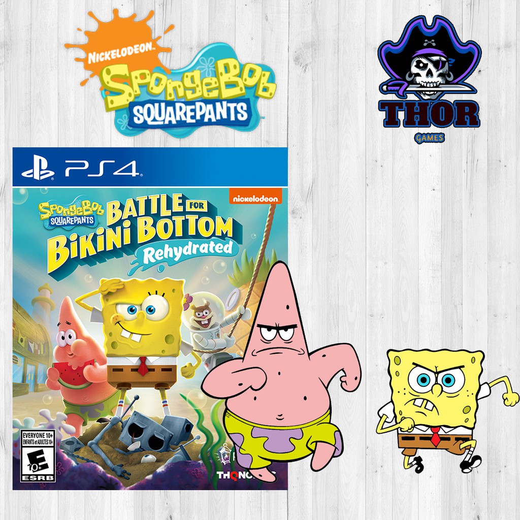spongebob battle for bikini bottom rehydrated playstation 4