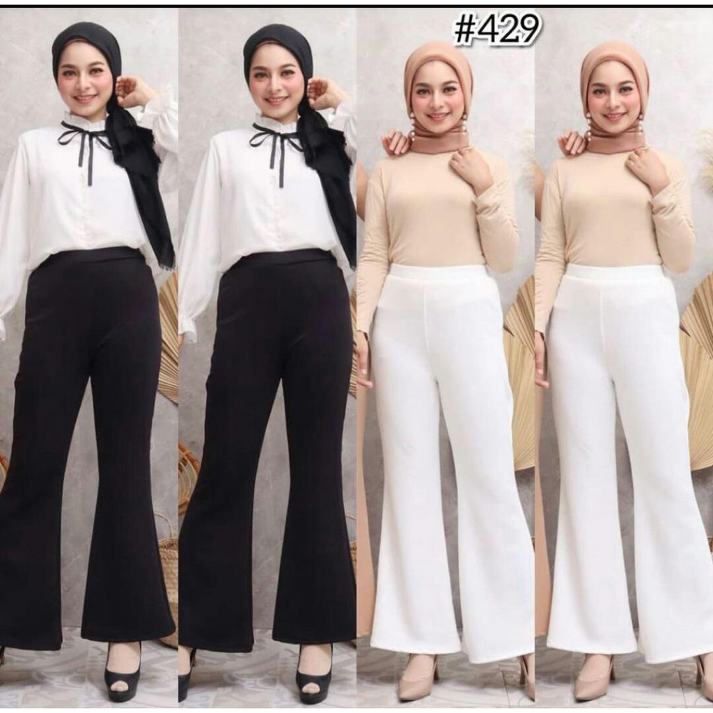 kulot duyung navia/celana kantor/celana kerja/celana santai scuba dewasa remaja