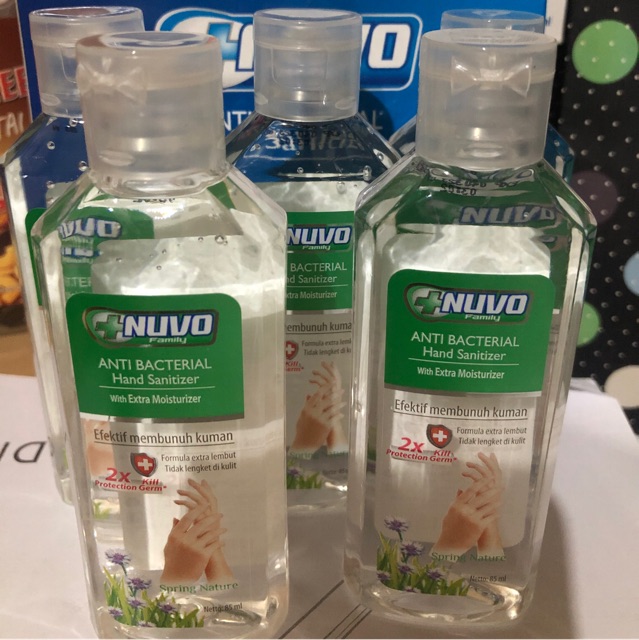 NUVO HAND SANITIZER ANTI BACTERIAL 85ML ORIGINAL