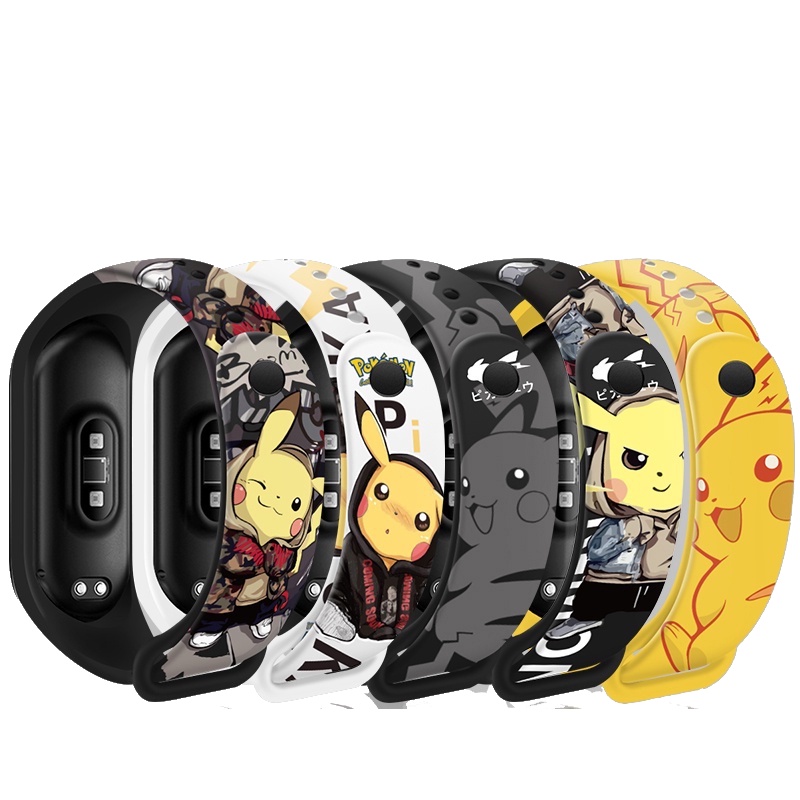 XiaoMi Band 6 Strap Lovely Printed Replacement Strap for Mi Band 7/6/5/4/3 Watch Band Bracelet for Men Women Watchband Accessory xiaomi band 5 mibnd 4 xiaomi 3