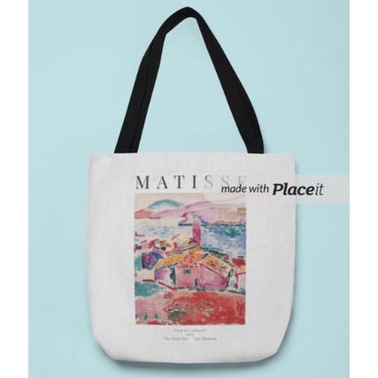 Henri Matisse View of Collioure Exhibition Tote Bag