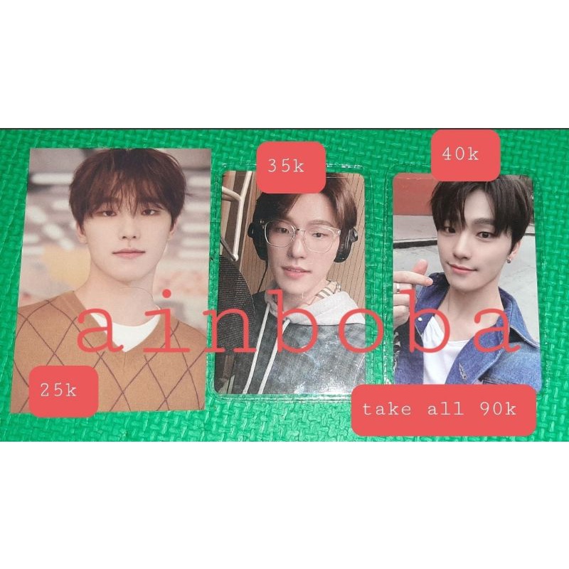 PC photocard Dino hybe Semicolon Henggarae