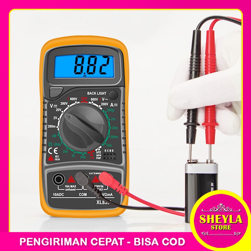 Digital Multimeter Avometer/ Multitester Digital AC DC Voltage Tester / Avometer Digital XL830L / TP-2