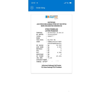 token listrik 100 ribu