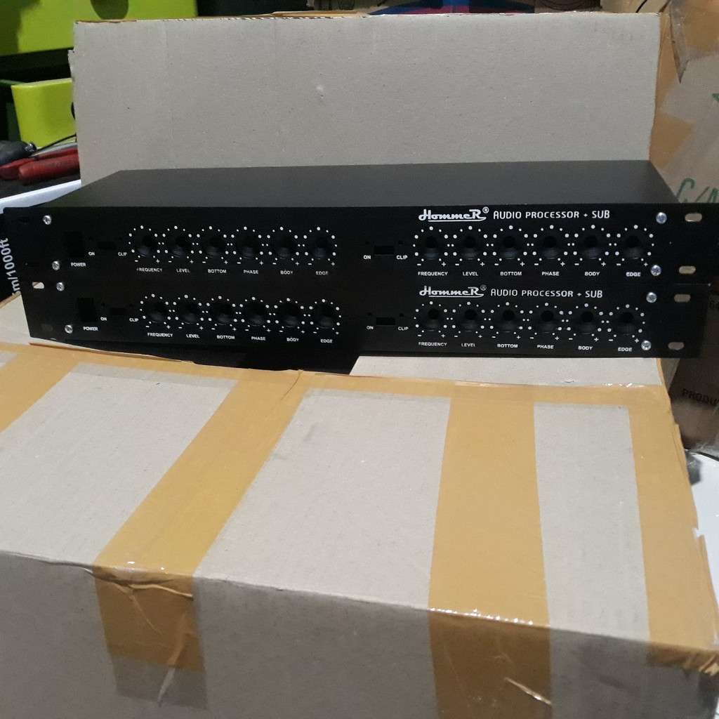 Box audio prosesor+ sub woofer