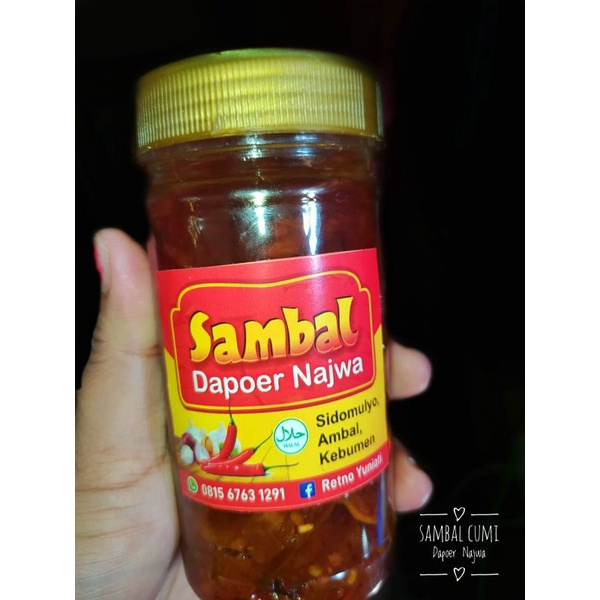 

Sambal Sambel CUMI Pedas Nagih DAPOER NAJWA