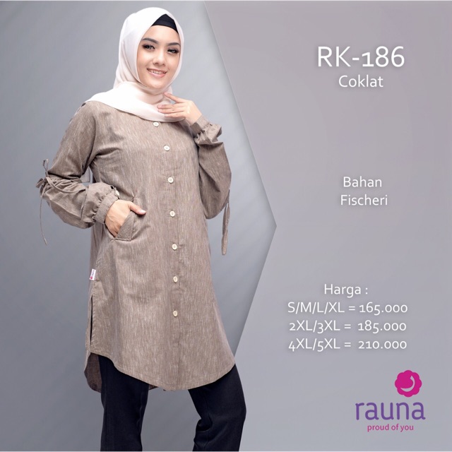 RAUNA KATUN RK186/ATASAN RAUNA/TUNIK RAUNA