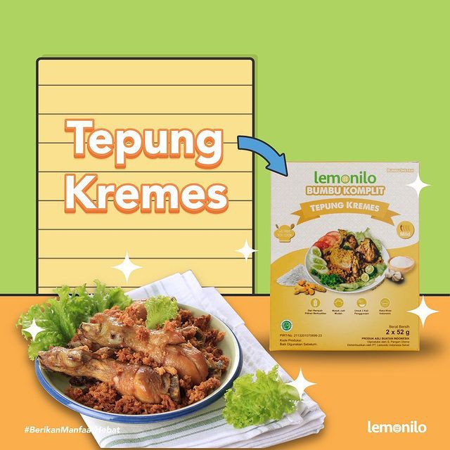 LEMONILO BUMBU KOMPLIT AYAM LENGKUAS NASI GORENG KREMESAN KARI INSTAN | BUMBU MASAK INSTAN