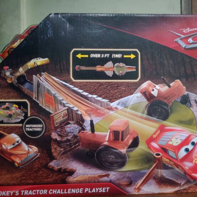 cars smokey's tractor challenge playset