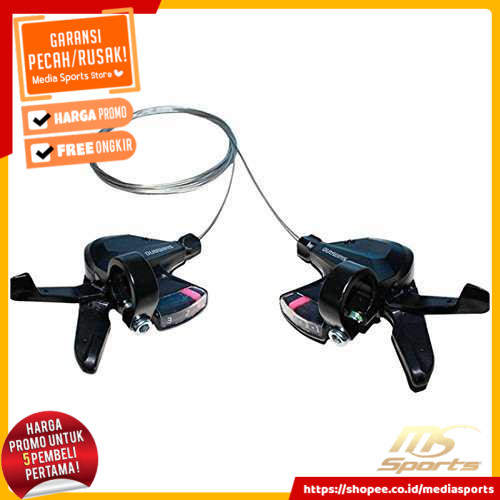 Original Shimano Altus Tuas Gigi Sepeda Gunung Speed Shifter Trigger 8 Speed 2 PCS